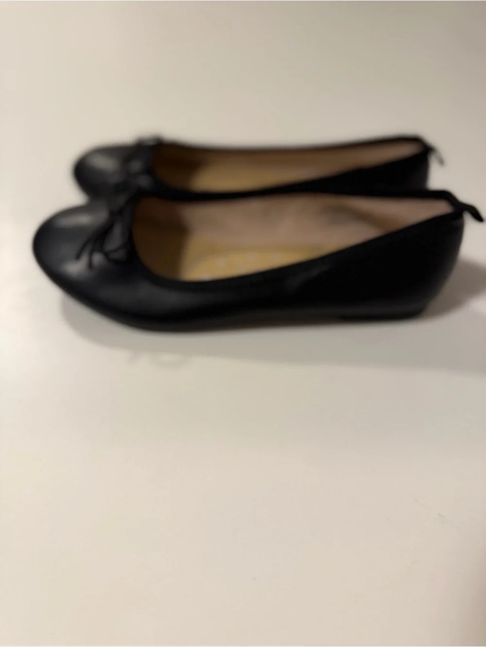 Cat & Jack Black Girls Bow Ballet Flats